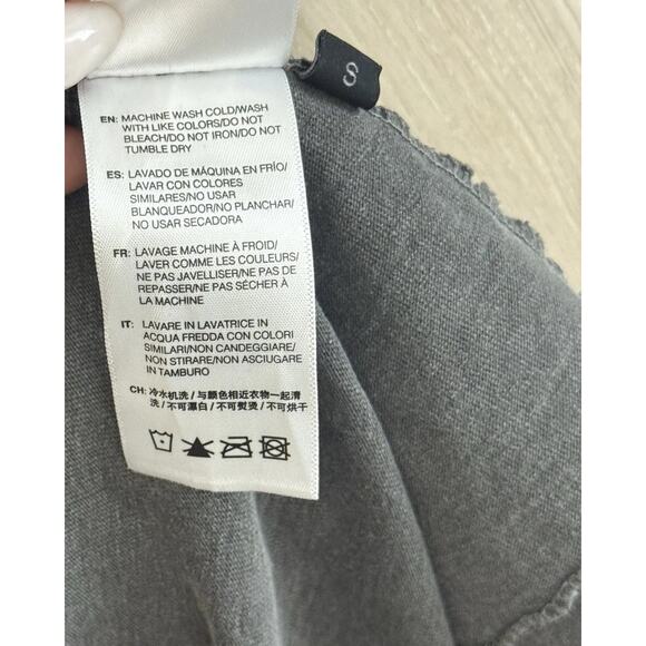 John Elliott T Shirt Men’s 1 Small Oversized Washed Gray Relaxed Short Sleeve - Picture 10 of 15